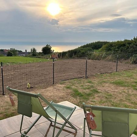 En Famille Ou Amis Avec La Mer Équihen-Plage Esterno foto
