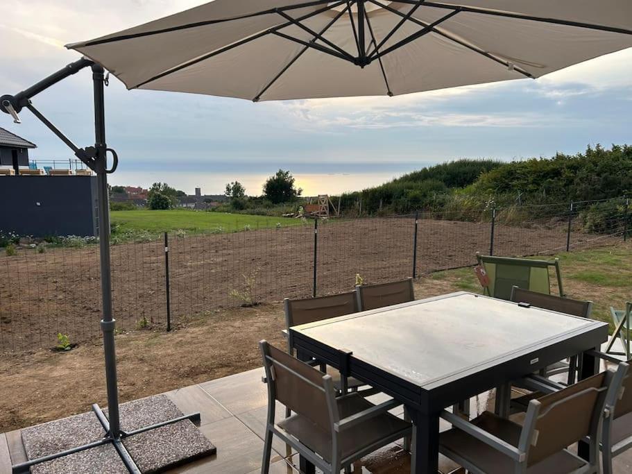 En Famille Ou Amis Avec La Mer Équihen-Plage Esterno foto
